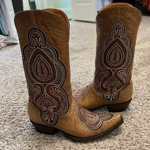 Old Gringo 8.5 Embroidered boots